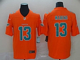 Nike Dolphins 13 Dan Marino Orange Inverted Legend Limited Jersey,baseball caps,new era cap wholesale,wholesale hats